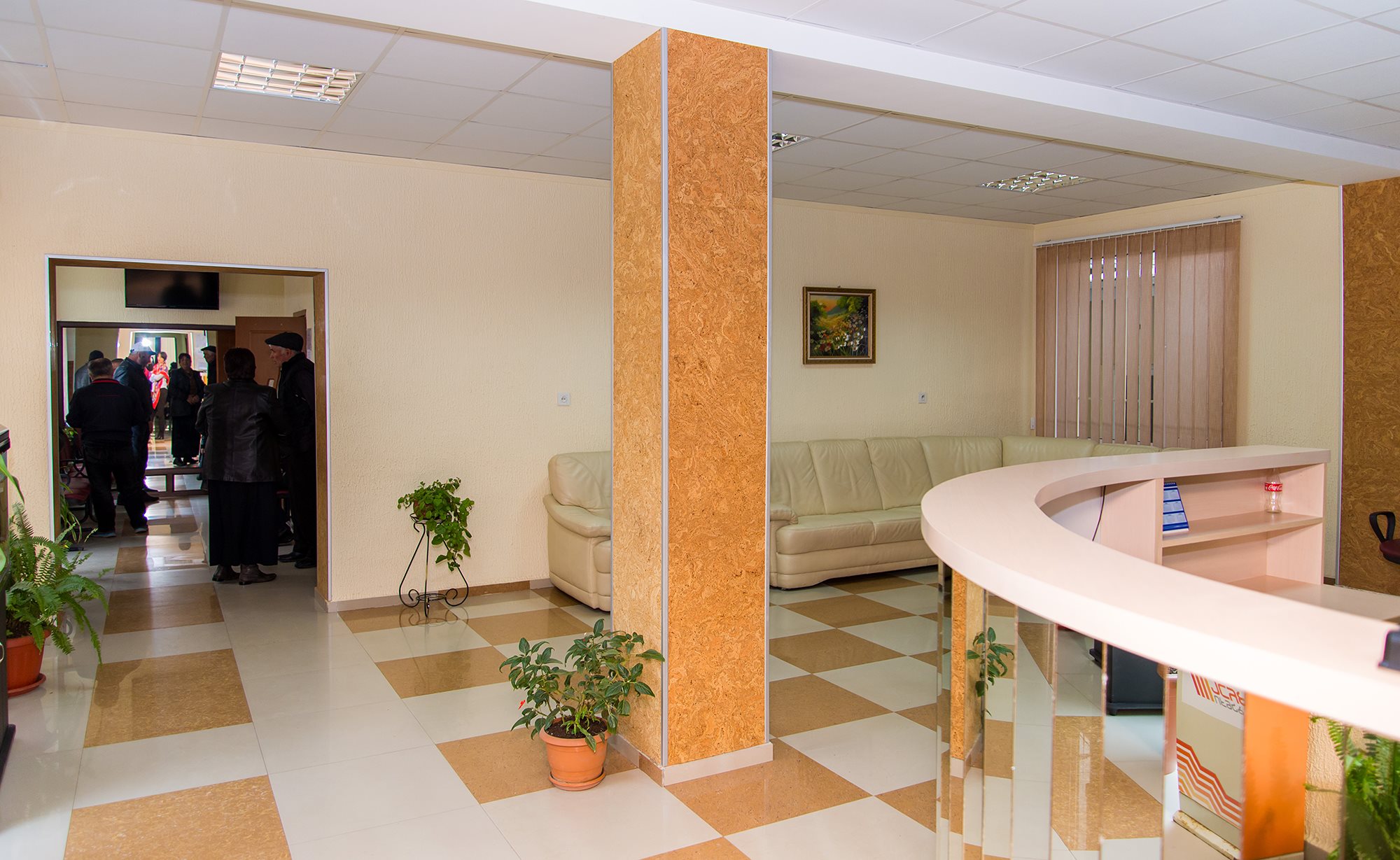 სამშობიარო კლინიკის ინტერიერი თელავში